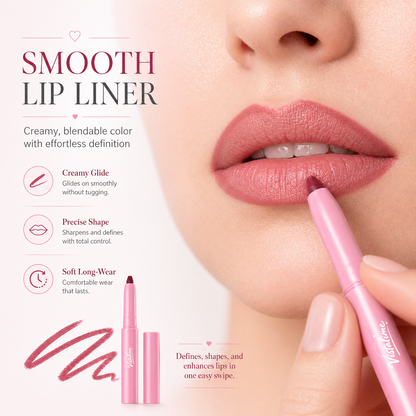 Vistalimre Smooth Lip Liner Creamy, Blendable Color with Smooth Application