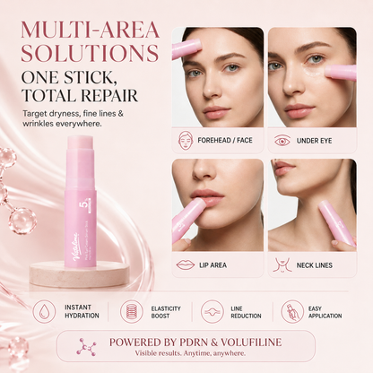 Vistalime Pink Eye Cream Serum Stick—Smooths Wrinkles, Firms Skin, Anti-Aging Care